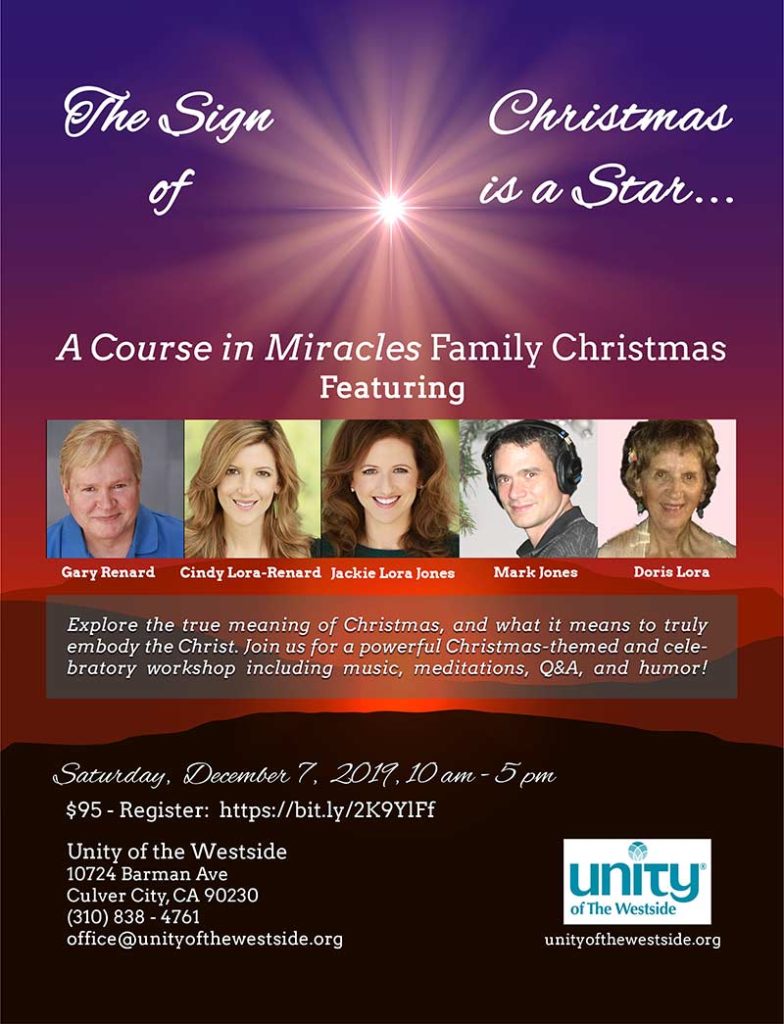 Christmas is a Star Workshop Flyer